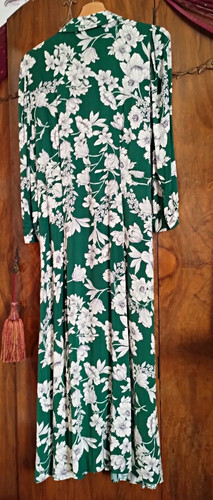 Zara green white floral - green,