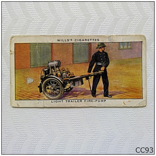 Wills cigarette card air raid - cigarette,