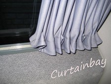 Full Curtain set compatible with Nissan Elgrand. BLACKOUT Campervan blinds Grey