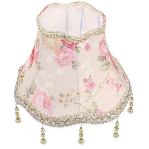 Cloth lamp shade retro fringe - lamp,
