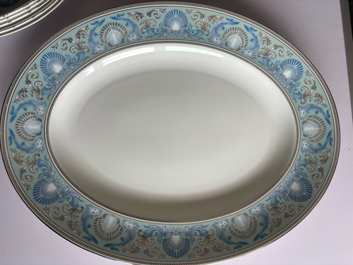 Wedgwood dolphins blue 35cm - wedgwood,