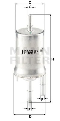 Fuel filter fits passat - filter,