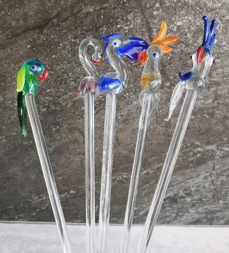 Vintage set handblown - vintage,