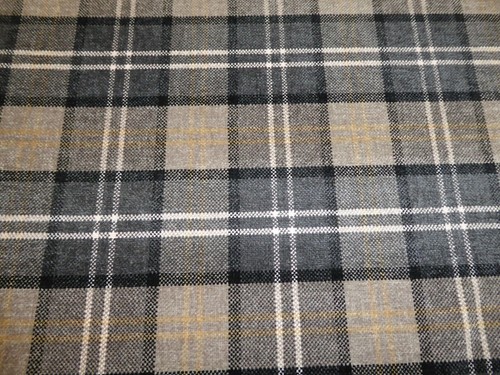 Tartan checked soft chenille - tartan,