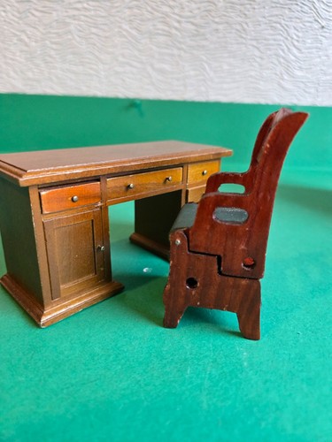 Doll house furniture mahogany - furniture,
