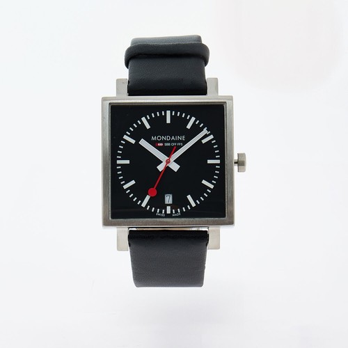 Mondaine evo big square watch - evo,