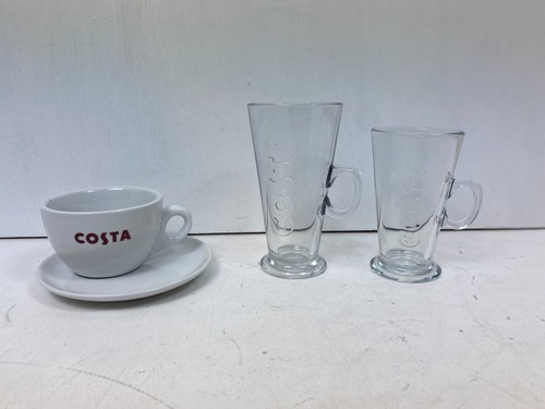 Costa mug and two glass - costa,