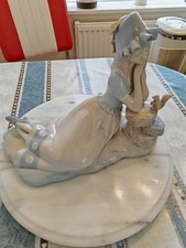 Miquel Requena Valencia Porcelain Figurine ‘Girl with Squirrel’ Made in Spain