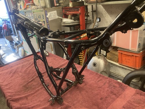 Yamaha dt125mx frame with - dt125mx,