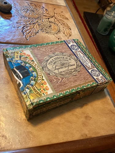 Rare thanshers cigar box empty - thanshers,