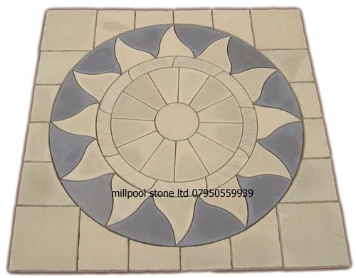 Aztec sun circle sq - 3m, 3m