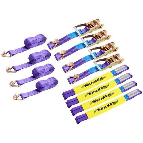 8pc ratchet straps - 8pc,
