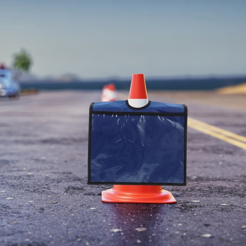 2pcs traffic cone - cone, pocket