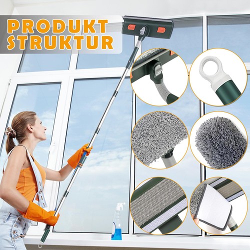Telescopic window cleaner - window,