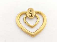 YSL Scarf Ring Gold Tone