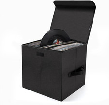 Vinyl Record Storage Box for