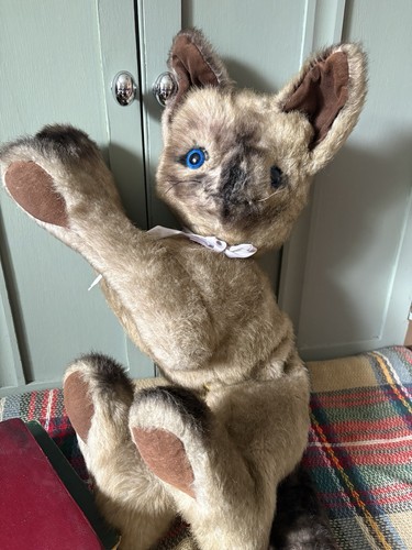 Vintage merrythought cat - merrythought,