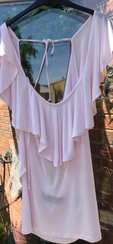 Bnwot zara pink frill low - zara,