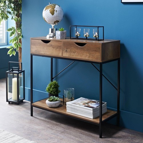 Console table wooden side - side, hall