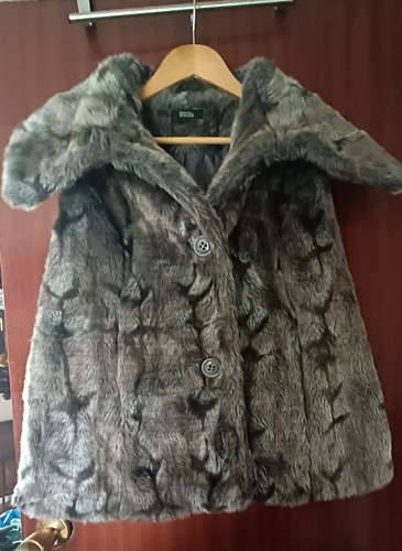 Ladies grey faux - ladies,