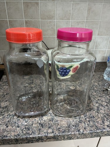 Glass sweet jars - glass,
