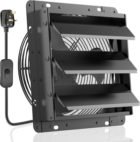 250mm shutter exhaust - shutter, fan