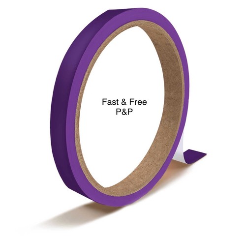 Purple pin stripe vinyl tape - purple,
