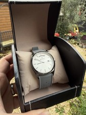 Bulova Mens Watch - Surveyor Day/Date Silver Sunburst Dial - Excellent Condition