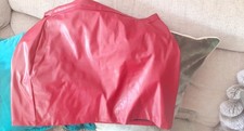 Boohoo Size 16 Burgundy PVC