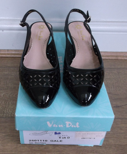 Van dal black patent sling - van-dal,
