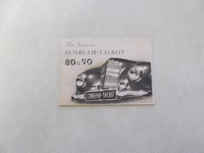 SUNBEAM TALBOT 80/90 POCKET