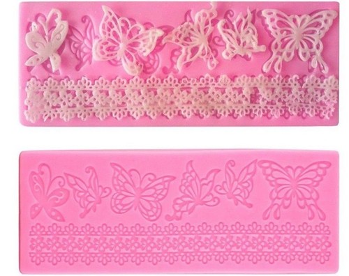 Lace butterfly silicone - butterfly,