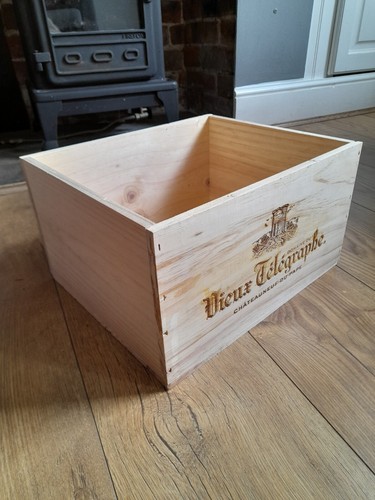 Wooden wine box 6 bottle - wooden,