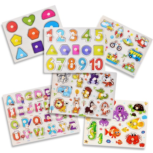Pack wooden puzzle baby - pack, kids