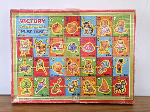 Victory alphabet play tray - play,