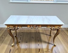A Large Gilt Wood Console