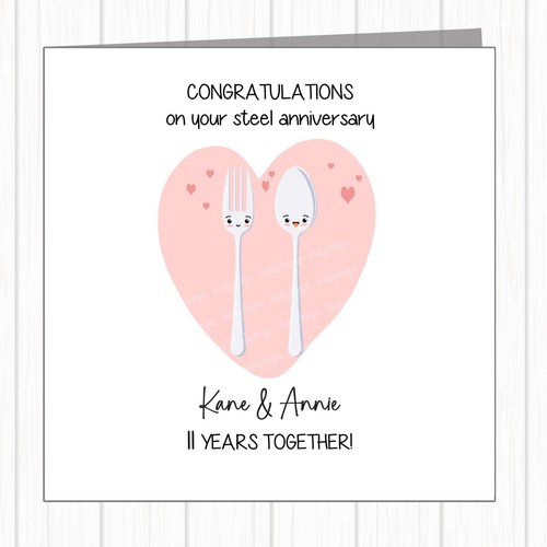 Personalised 11th wedding - 11th,