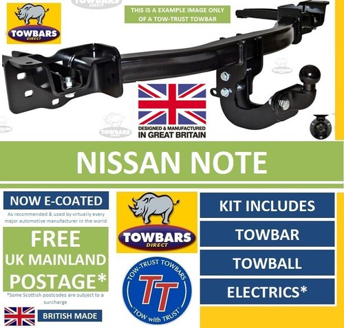 Towbar for nissan note - for,