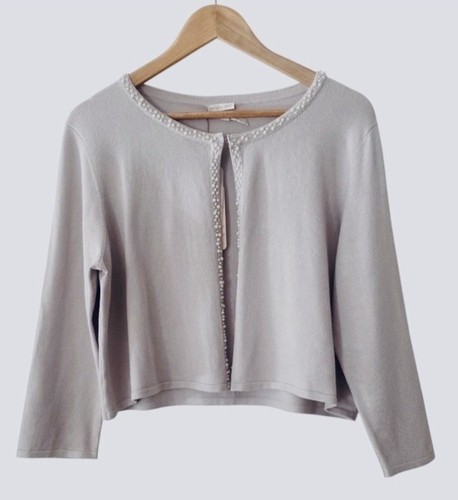 Jacques vert cropped cardigan - vert,