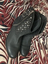 Ladies Black Studded NEXT Cowboy Boots Size UK 6.5