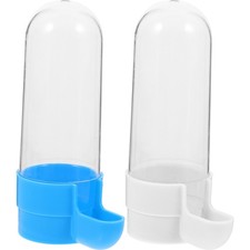 2 Pcs Bird Feeding Bowl Parrot