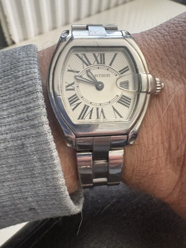 Cartier roadster silver - silver, men's