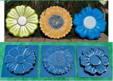 Concrete mold Paver Stepping Stone Flower Cement garden path Floral Style