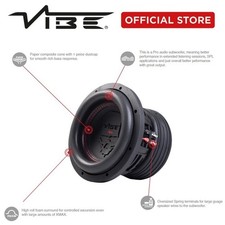 Vibe BD8D2-V4 Black Death 8"