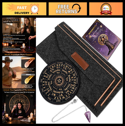 Pure copper dowsing rods kit - pure,
