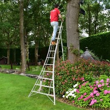 Garden Ladder Tripod - 1 Leg Height Adjustable Gardening, Fruit Picking Ladders