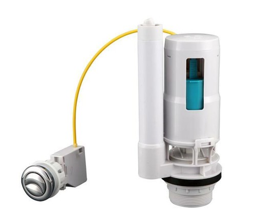 Toilet flush valve button - toilet,