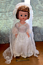 BEAUTIFUL VINTAGE  15" RODDY WALKER BRIDE DOLL ALL ORIGINAL