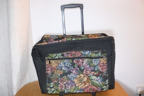 Sewing machine rolling tote - sewing,