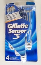 Gillette Sensor 3, Pack Of 4